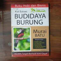 Image of BUDIDAYA BURUNG MURAI BATU