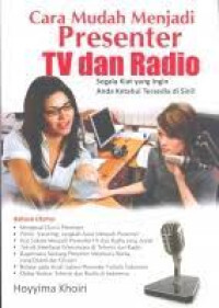 Image of Cara Mudah Menjadi Presenter TV & Radio