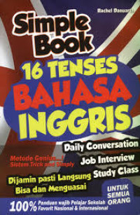 Image of SIMPLE BOOK 16 TENSES BAHASA INGGRIS
